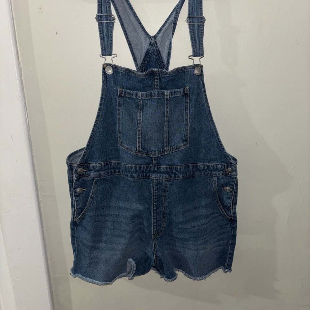 No Boundaries Denim Blue Overalls